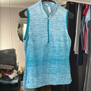 Adidas Teal Knit Sleeveless Top